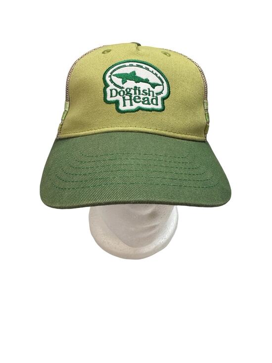 Dogfish Head Other - DOGFISH HEAD Brewery Striped Mesh SnapBack Hat One Size Adult Green Logo Cap
